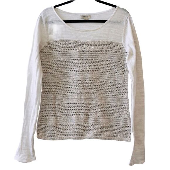 Lucky Brand Tops - Lucky Brand Cream Knit Top - Size L